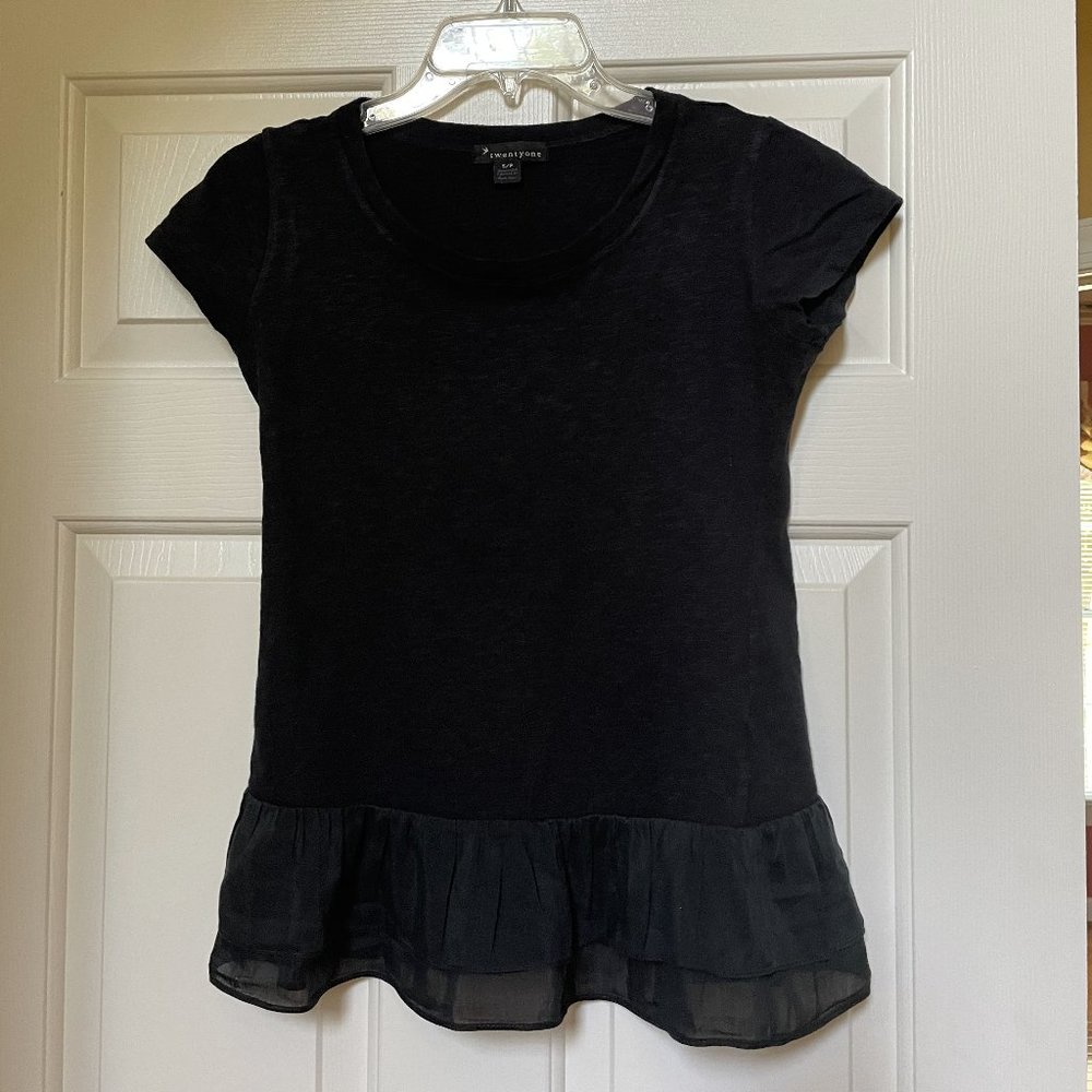 Twentyone black tank top Size S/P